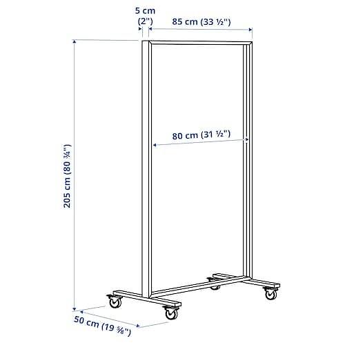 IKEA イケア フレーム キャスター付き  ホワイト  85x205x50cm big90528648 MITTZON ミッツォーンの画像