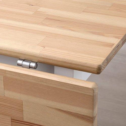 イケア（IKEA） ゲートレッグテーブル ライトブラウンステイン