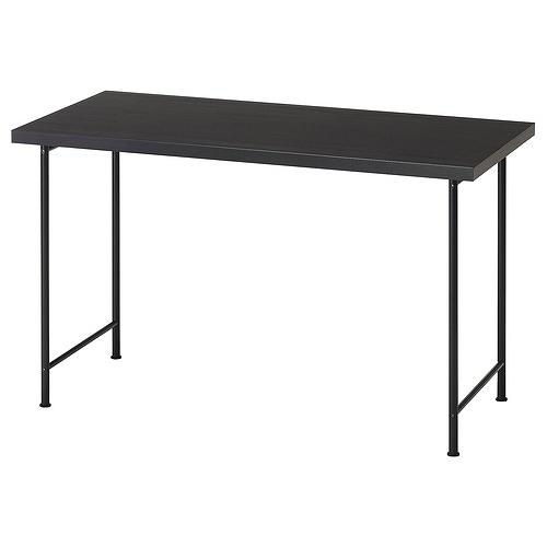 イケア（IKEA） デスク ブラックブラウン/ブラック 120×60cm