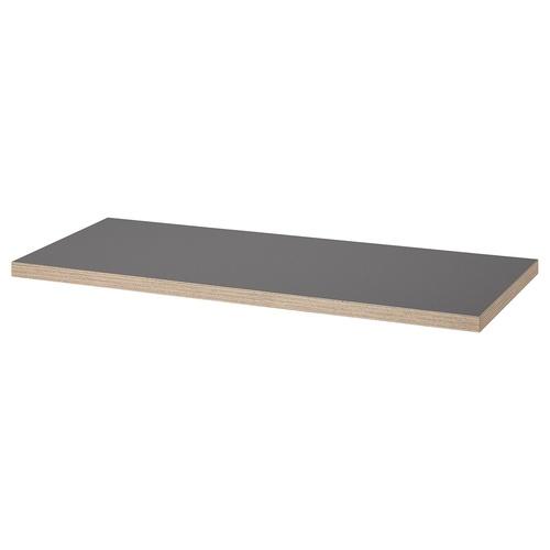 イケア（IKEA） デスク グレー/木目調 ブラック 120×60cm big99584927