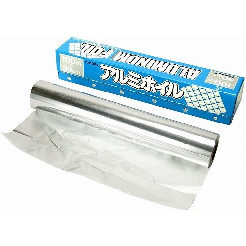 綺麗なアルミホイル、多少の使用感はありますが見て頂いてからの判断でOKです。 6-713-06 アルミホイル厚形25 30㎝×25m 【AXEL】 アズワン