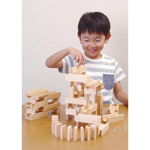 ひのきのつみき コロカラ＆からからつみきセット(160ピース