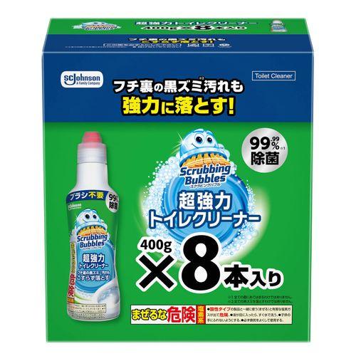 スクラビングバブル 超強力トイレクリーナー 400g x 8本 cost76520