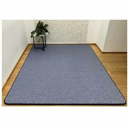 昭和西川 極厚冷感ラグ 180 x 230cm ネイビー cost821292 : 株式会社