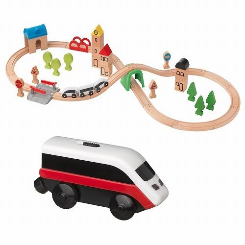 IKEA LILLABO リラブー 列車 レール  その他セット LILLABO リラブー 列車 レール付き 45点セット - IKEA