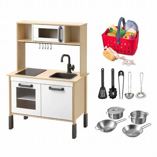 イケア（IKEA） 【セット商品】IKEA おままごとキッチン 木製