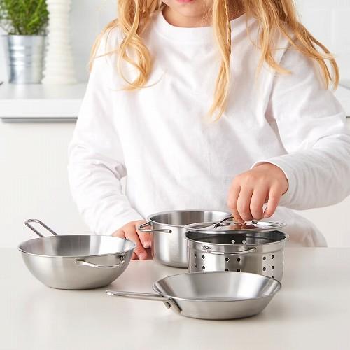 イケア（IKEA） 【セット商品】IKEA おままごとキッチン グレー