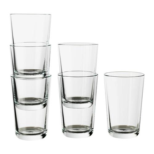 イケア（IKEA） グラス コップ クリアガラス 300ml 6 ピースセット