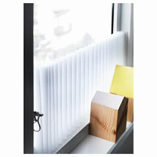 イケア（IKEA） プリーツブラインド ホワイト 白 90x190cm d40242281