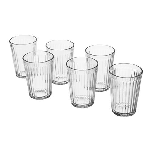 イケア（IKEA） イケアグラス クリアガラス 200ml 6ピースセット