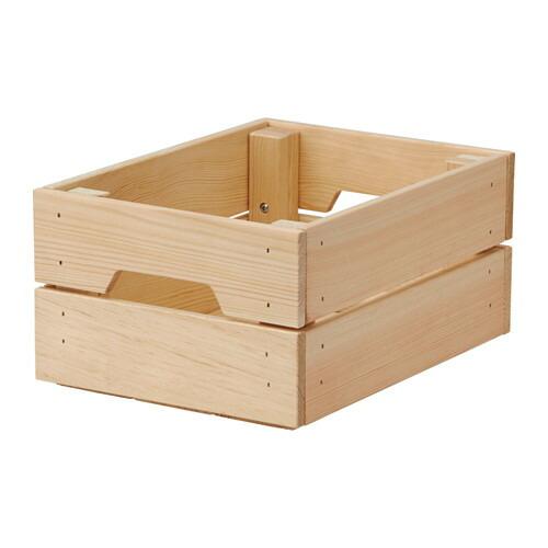 イケア（IKEA） ボックス パイン材 23x31x15cm d50292360 KNAGGLIG