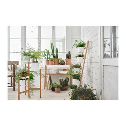 IKEA イケア プラントスタンド 竹 ホワイト 白 78cm d60294962 SATSUMAS サッツマス｜clair-kobe｜02