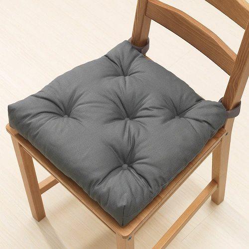 イケア（IKEA） チェアクッション グレー 40/35x38x7cm d60326581 