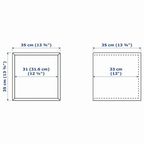 J5434　IKEA イケア キャビネット  ホワイト　クリーニング済み　【リユースのサカイ柏店】 イケア（IKEA） キャビネット ホワイト 白 35x35x35cm d60334604 EKET