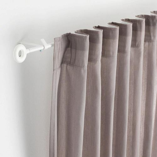 イケア（IKEA） カーテンロッドセット ホワイト 白 140cm d70172804