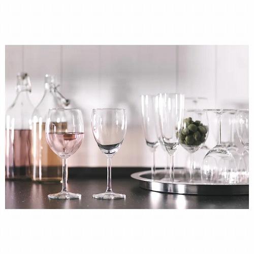 イケア（IKEA） シャンパングラス クリアガラス 210ml 6ピースセット 