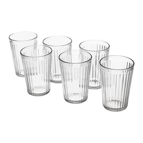 イケア（IKEA） グラス コップ クリアガラス 310ml 6 ピースセット