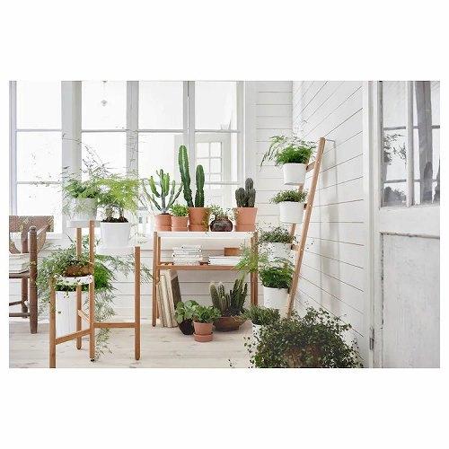 IKEA イケア プラントスタンド 竹 ホワイト 白 70cm d80294961 SATSUMAS サッツマス｜clair-kobe｜02