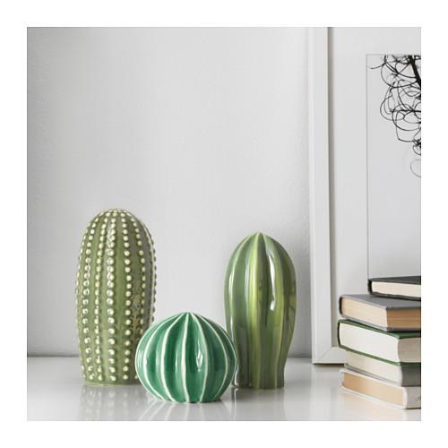 イケア（IKEA） デコレーション3点セット グリーン d80343297