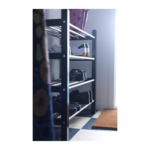 イケア（IKEA） シューズラック ブラック 黒 79x32x37cm d90160956
