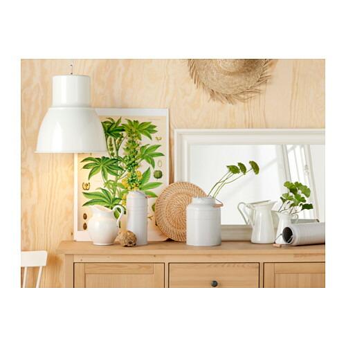 イケア（IKEA） 花瓶 ホワイト 白 高さ22cm d90191632 SOCKERART