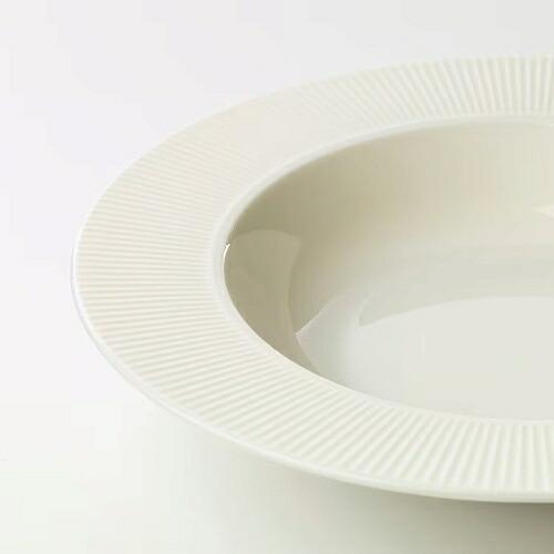 イケア（IKEA） 【セット商品】IKEA 深皿 ホワイト 白 24cm 大皿 4枚