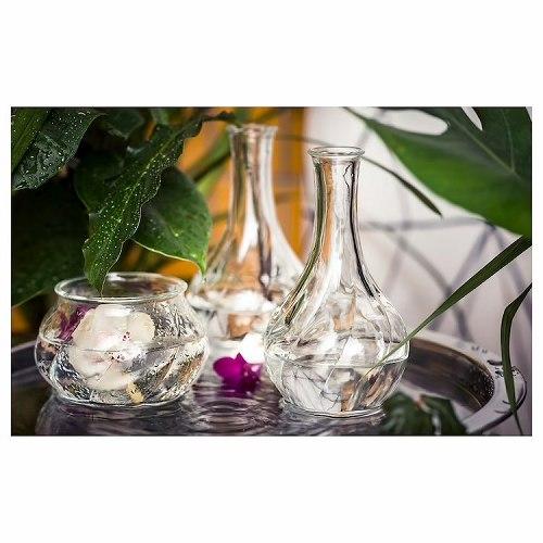 イケア（IKEA） 花瓶 クリアガラス 高さ17cm E80338578 VILJESTARK