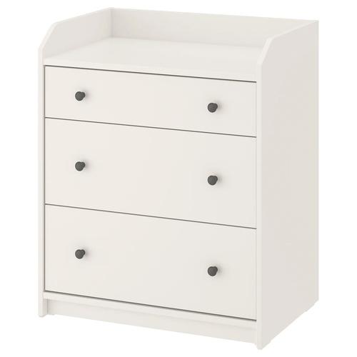 イケア（IKEA） チェスト（引き出し×3） ホワイト 70x46x84cm