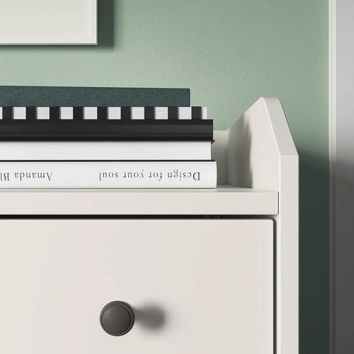 IKEA チェスト（色移りあり）ハウガ HAUGA イケア（IKEA） チェスト（引き出し×3） ホワイト 70x46x84cm