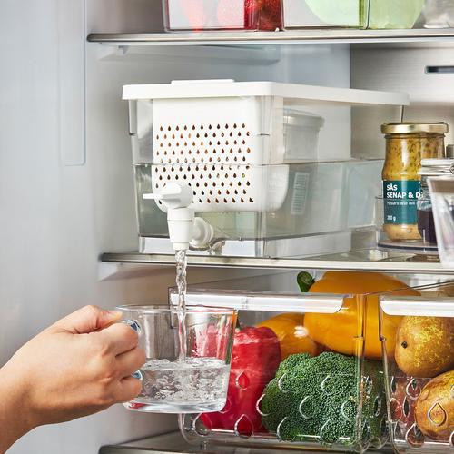 イケア（IKEA） 蛇口付き容器 冷蔵庫用 透明 4.5 l fp10597527