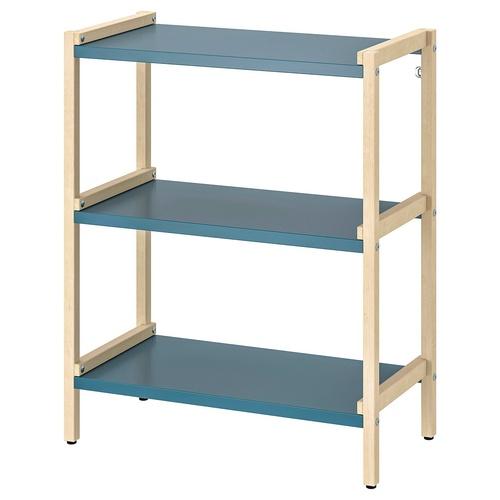 イケア（IKEA） オープンシェルフユニット アスペン/ブルー 70×34×86cm