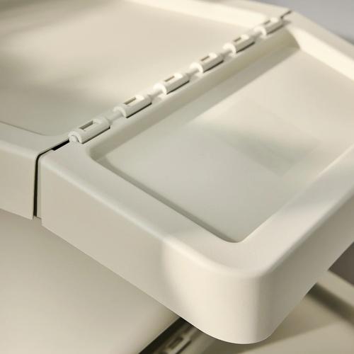 イケア（IKEA） 分別箱 ふた付き ベージュ 37l fp20602095 SORTERA