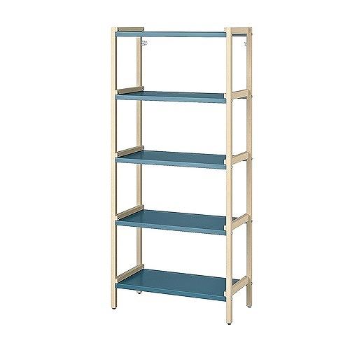 イケア（IKEA） オープンシェルフユニット アスペン ブルー