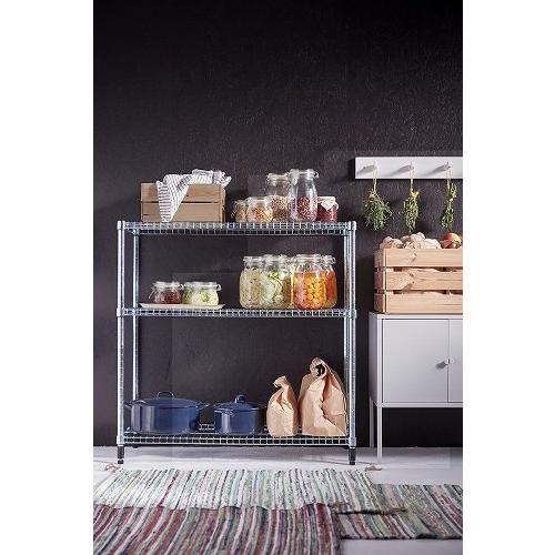 イケア（IKEA） シェルフユニット 亜鉛メッキ 92x36x94cm m00167207