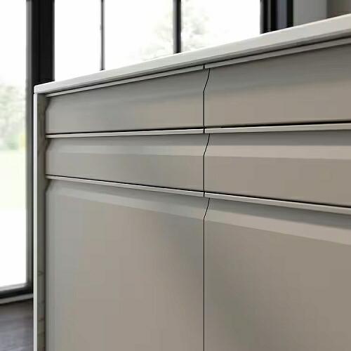 IKEA イケア 扉 マット ダークベージュ 40x60cm m00470656 UPPLOV ウップローヴ_4