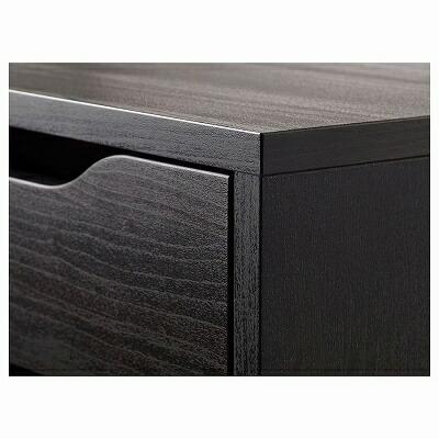 イケア（IKEA） 引き出しユニット ブラックブラウン 黒茶 36x70cm