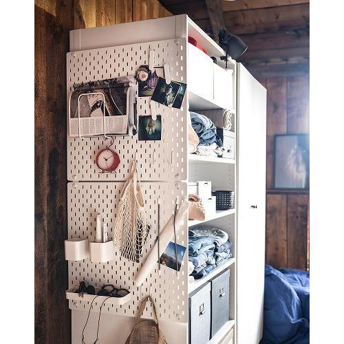 イケア（IKEA） ワードローブ用コネクター ホワイト m00477648 SKADIS