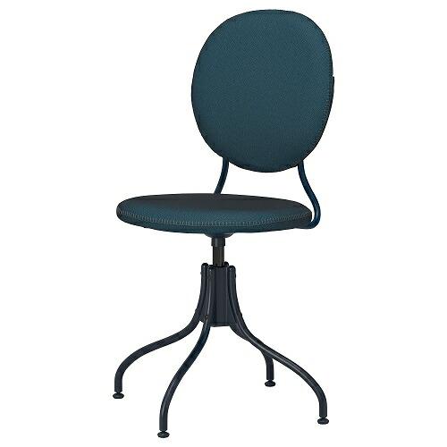 イケア（IKEA） 回転チェア イーデクッラ ブルー 青 m00481792