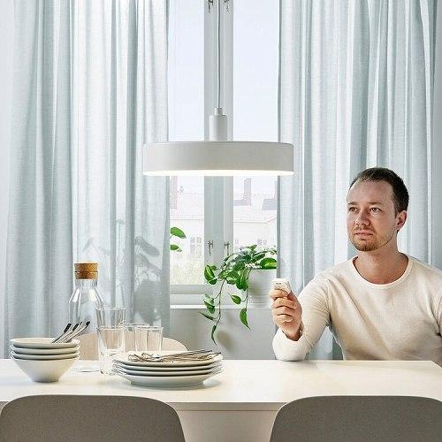 イケア（IKEA） LEDペンダントランプ ワイヤレス調光 ホワイト