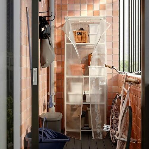 イケア（IKEA） カバー 透明 室内 屋外用 61x41x180cm m00521585