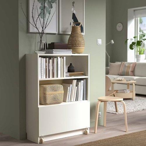 イケア（IKEA） 引き出し ホワイト キャスター付き m00521694 BILLY