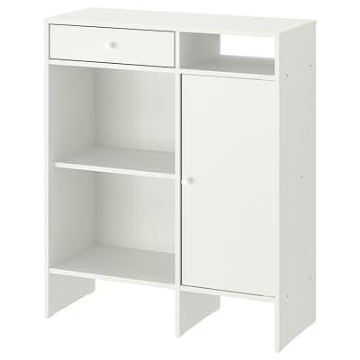 イケア IKEA サイドボード ホワイト 78x92cm m00553618 BAGGEBO