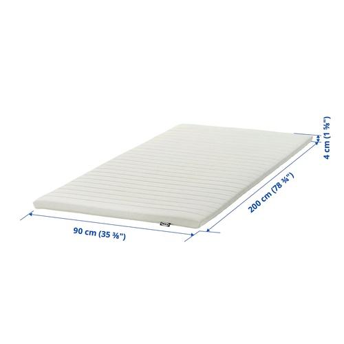 イケア（IKEA） マットレストッパー（パッド） ホワイト シングル