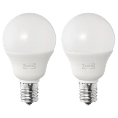 イケア（IKEA） LED電球 E17 440ルーメン 球形 オパールホワイト 2