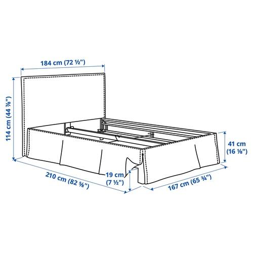 イケア（IKEA） 【カバーのみ】IKEA カバー ベッドフレーム用 