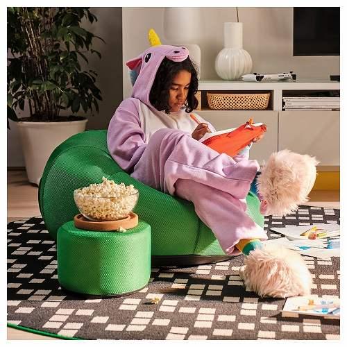 イケア（IKEA） 膨らまし式ゲーミングラウンジチェア ブライトグリーン