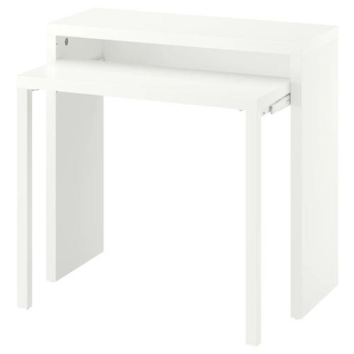 イケア（IKEA） 引き出し式デスク ホワイト 90x39/71cm m00590791