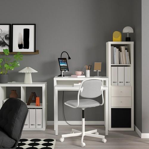 イケア（IKEA） 引き出し式デスク ホワイト 90x39/71cm m00590791