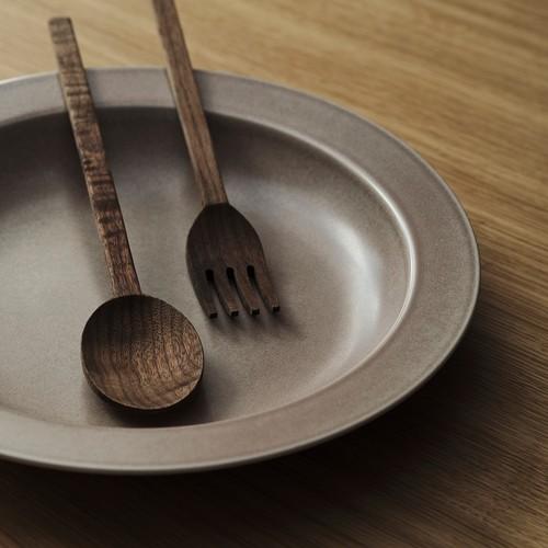 イケア（IKEA） サービングセット 2点 ウォールナット 31cm m00592436