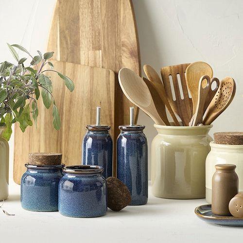 イケア（IKEA） オイル ビネガー ボトル ブルー 19cm m00596236